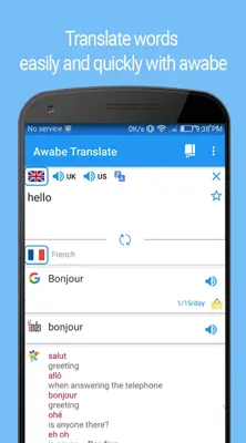 Translate All Languages by Google, Yandex, Glosbe android App screenshot 10